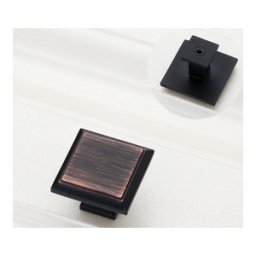 Härligt Hemma Handtag/knopp, Metall, Borstad “serrano” 32x32 Mm