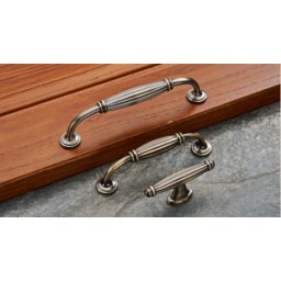 Härligt Hemma Handtag, Metall Antik Brons “svartholma” Knopp, 96 Mm, 128 Mm - 128mm