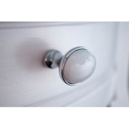 Härligt Hemma Handtag, Knopp, Keramik/krom "Emila", 41 Mm