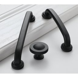 Härligt Hemma Handtag, Metallisk “barcelos Black” Knopp, 96 Och 128 Mm - Knopp 32 Mm