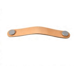 Härligt Hemma Handtag, Läderhandtag “cohiba, Beige” Knopp, 96 Mm, 128 Mm - 128 Mm