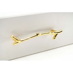 Härligt Hemma Handtag, Metall, Guld “lappland” – Knopp, 96 Mm Och 128 Mm - 96mm