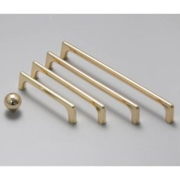 Härligt Hemma Handtag, Metall, Guld/mässing, Blank “langham” Knopp, 96…320 Mm - 160mm