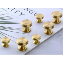 Härligt Hemma Knopp/handtag, Metall Guld/mässing “westmill” – 20 Och 25 Mm - 25mm