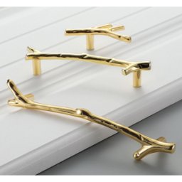 Härligt Hemma Handtag, Metall, Guld “lappland” – Knopp, 96 Mm Och 128 Mm - Knopp