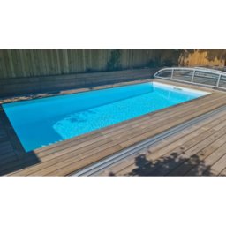 Pooltime Pooltak NIVO KIT 1060B 4×10 (klarglas, sidodörr)