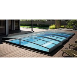 Pooltime Pooltak Sydney 4×8 (Enkelskena, Antracit)