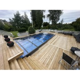 Pooltime Pooltak Sydney 3.5×3.5 (Enkelskena, Antracit)