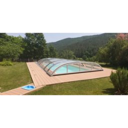 Pooltime Pooltak NIVO KIT 1075B 5×10 (klarglas, sidodörr)