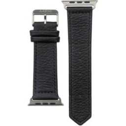 Aarni Apple Watch svart hjortskinn armband 42/44/45/46 mm
