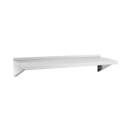 Vägghylla - rostfritt stål - 120 x 40 cm - upp till 30 kg - Royal Catering