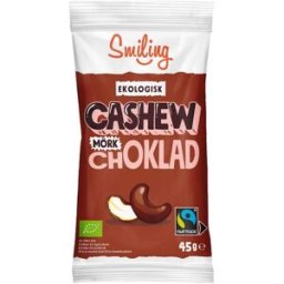 Choklad Cashew MÃ¶rk 45g 20st