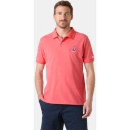 Helly Hansen Men's Messina Graphic Fitted Polo Vit M Nantucket Red VitM