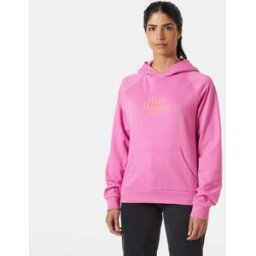 Helly Hansen Dam Core Luvtröja/munktröja Med Tryck Rosa XS Meta Pink RosaXS