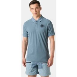 Helly Hansen Men's HP Race Polo Marinblå S Washed Navy MarinblåS