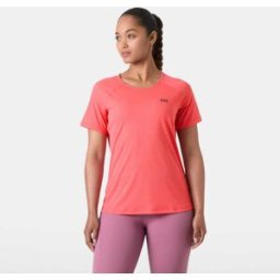 Helly Hansen Trail Kortärmad T-shirt Dam Rosa M Windy Blue MarinblåM