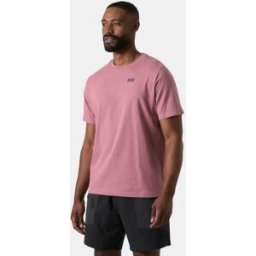 Helly Hansen Massif Graphic T-shirt Herr Rosa 2XL Barely Blue Blå2XL