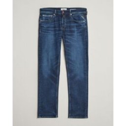 Replay Grover Straight Fit Stretch Heritage Jeans Dark Blue