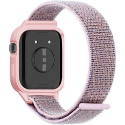 Tiera Huawei Watch Fit 3 rosa nailonarmband