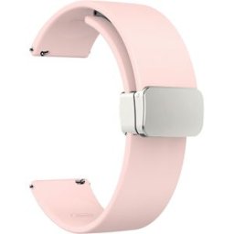 Tiera silikonarmband med magnetlås rosa 20 mm