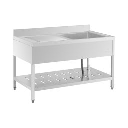 Rostfri diskho - 1 ho - Royal Catering - Rostfritt stål - 140 x 70 cm
