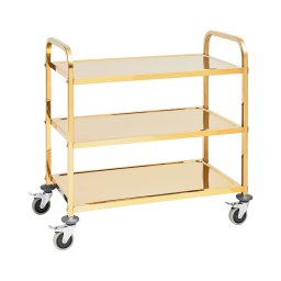 Serveringsvagn - 3 hyllplan - Royal Catering - Upp till 300 kg - Hyllplan: 89,5 x 49,5 cm