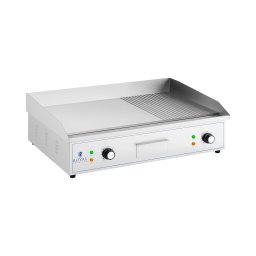 Elektriskt stekbord - 727 x 420 mm - Slät/räfflad - 4400 W