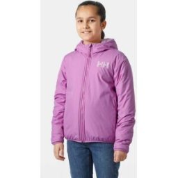 Helly Hansen Junior Champ Vändbar Fleecejackajacka Rosa 152 Signal Green Grön152
