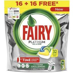 Fairy Diskmaskin Kapslar All In 1 Platinum Friskt (24 Antal)