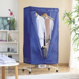 Innovagoods Bärbar Elektrisk Lufttork För Kläder Med 2 Nivåer Dupledry Blå 1200