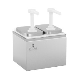 Såsdispenser - 2 pumpar - 2 x 2 l