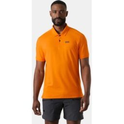 Helly Hansen Men's HP Salina Polo Orange S Navy MarinblåS