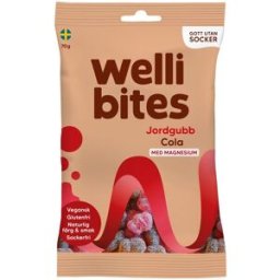 Wellibites Candy 70 G Jordgubb & Cola