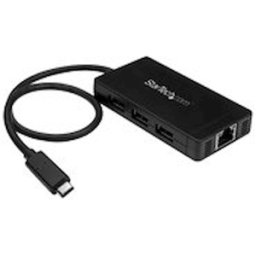 Startech USB-C-hubb med 3 portar och Gigabit Ethernet - USB-C