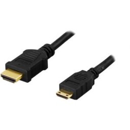 Deltaco Hdmi Kabel Till Mini-Hdmi Kabel, 4k - 5 Meter