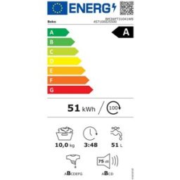 Tvättmaskin BEKO B3WFT31041WB