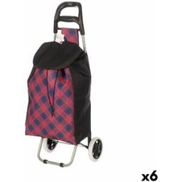 Kundvagn Kinvara Blå Rosa 33 L 35,5 x 28 x 94 cm Romb (6 antal)