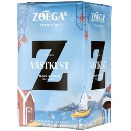 Kaffe ZoÃ©gas VÃ¤stkust vac450g