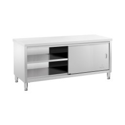 Rostfri arbetsbänk - 200 x 70 cm - 600 kg lastkapacitet
