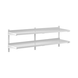 Vägghylla - 2 hyllplan- 40 x 180 cm