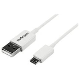 StarTech.com 2m White Micro USB Cable Cord - A to Micro B