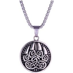 Northern Viking Jewelry Björnens Tass halsband NVJRS105