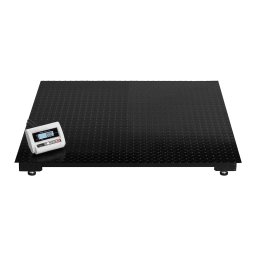 Golvvåg - 5000 kg / 2 kg - 150 x 150 cm - Extern LCD
