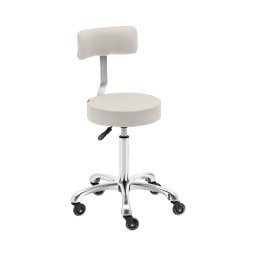 Rullpall med ryggstöd - 530–710 mm - Beige