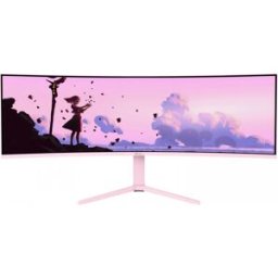 Arozzi Nova 49" Curved Va 5120x1440 165 Hz Gamingskärm - Rosa