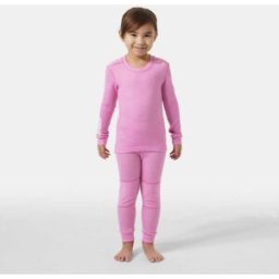 Helly Hansen Barn Lifa® Merinoull Baslagerset Rosa 86 Navy Marinblå86