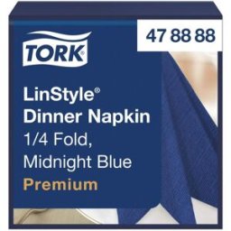 TORK Servett LinStyle Middag blå 50/fp