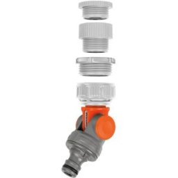 Gardena Skruvkontakt vinklad Med adapter 1/2 -3/4