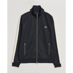 Fred Perry Cable Taped Track Jacket Navy