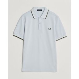 Fred Perry Twin Tipped Polo Shirt Dusky Blue